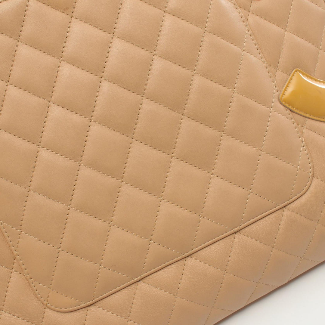 Top Quality Chanel Cambon Line Flat Tote Bag Leather Patent