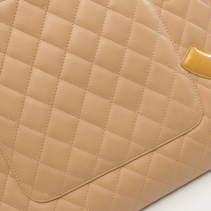 Top Quality Chanel Cambon Line Flat Tote Bag Leather Patent
