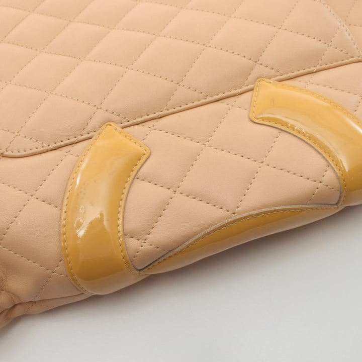Top Quality Chanel Cambon Line Flat Tote Bag Leather Patent