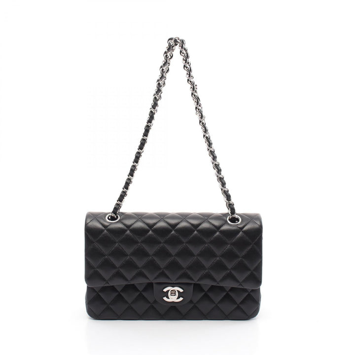 Top Quality Chanel Lambskin Matelasse W Flap Shoulder Bag A01112