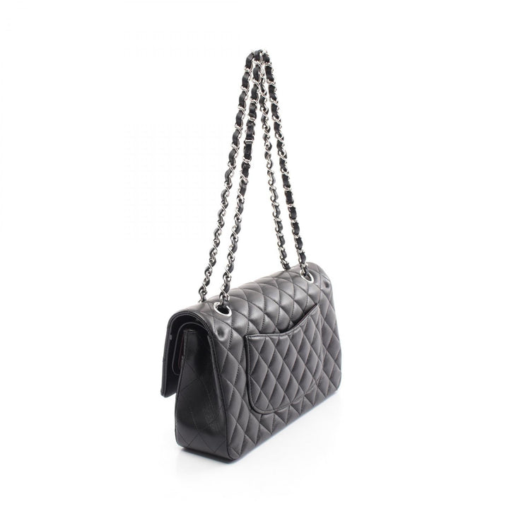 Top Quality Chanel Lambskin Matelasse W Flap Shoulder Bag A01112