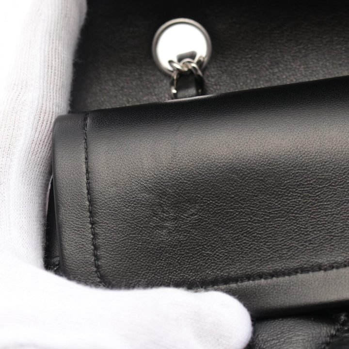 Top Quality Chanel Lambskin Matelasse W Flap Shoulder Bag A01112