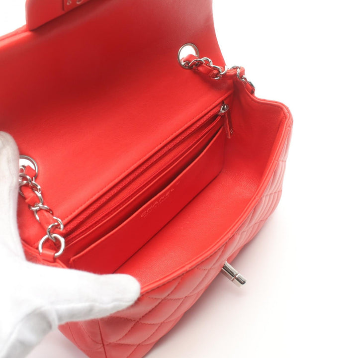 Top Quality Chanel Mini Matelasse 20 Shoulder Bag Red Lambskin