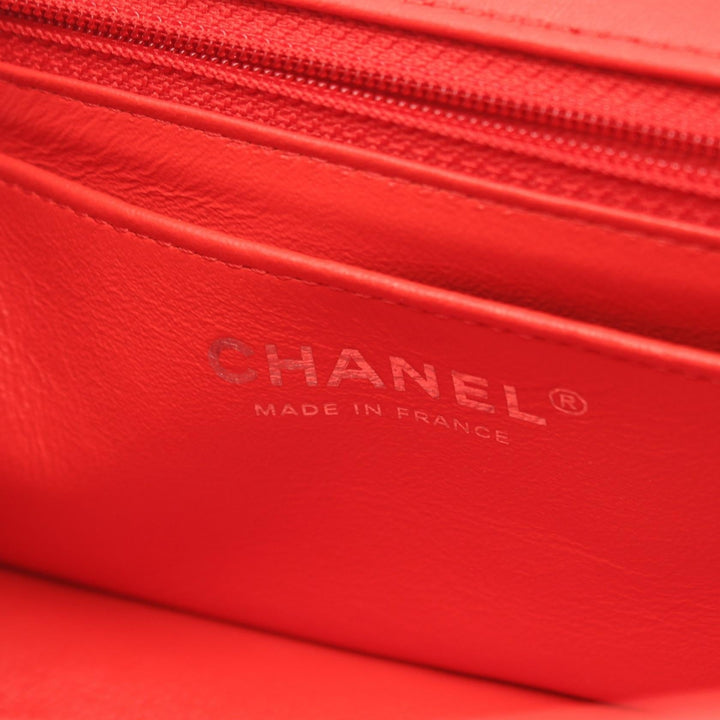Top Quality Chanel Mini Matelasse 20 Shoulder Bag Red Lambskin