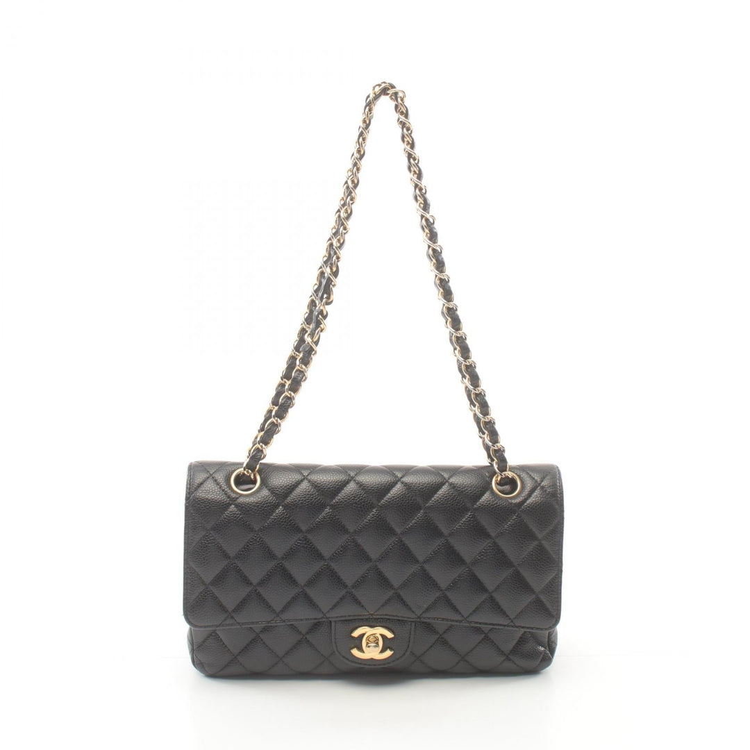 Top Quality Chanel Matelasse W Flap Shoulder Bag Leather