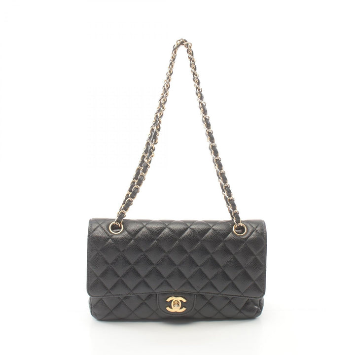 Top Quality Chanel Matelasse W Flap Shoulder Bag Leather