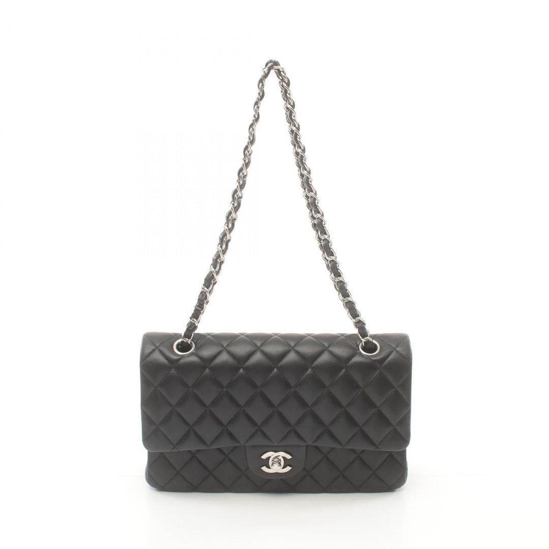 Top Quality Chanel Lambskin Matelasse W Flap Shoulder Bag