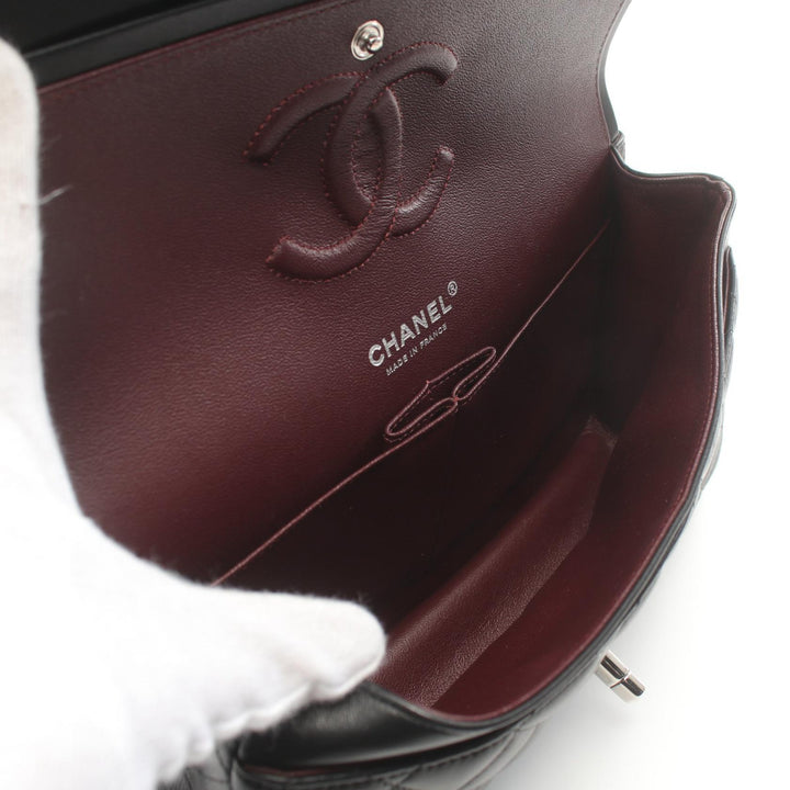 Top Quality Chanel Lambskin Matelasse W Flap Shoulder Bag
