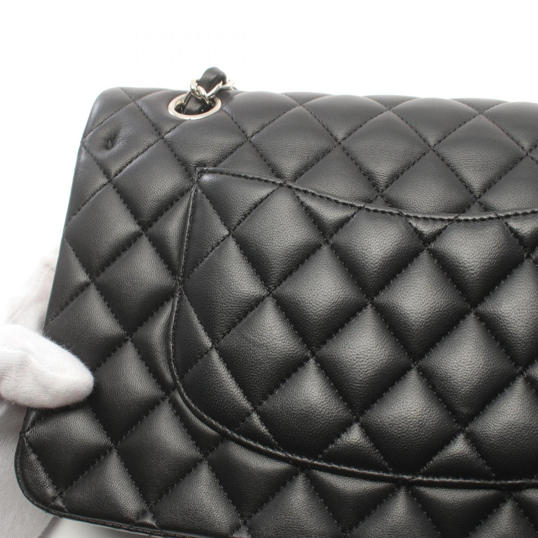 Top Quality Chanel Lambskin Matelasse W Flap Shoulder Bag