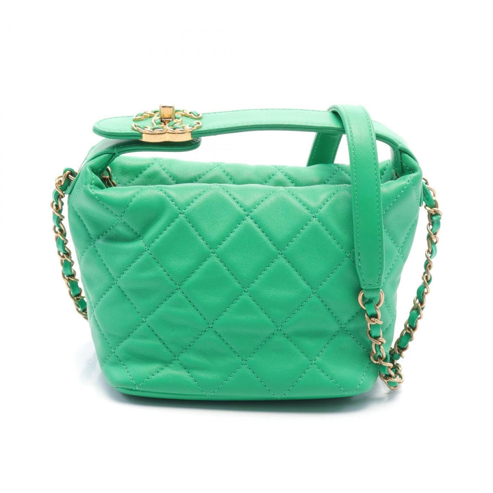 Top Quality Chanel 19 Matelasse Small Hobo Bag Green
