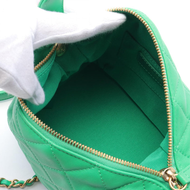 Top Quality Chanel 19 Matelasse Small Hobo Bag Green