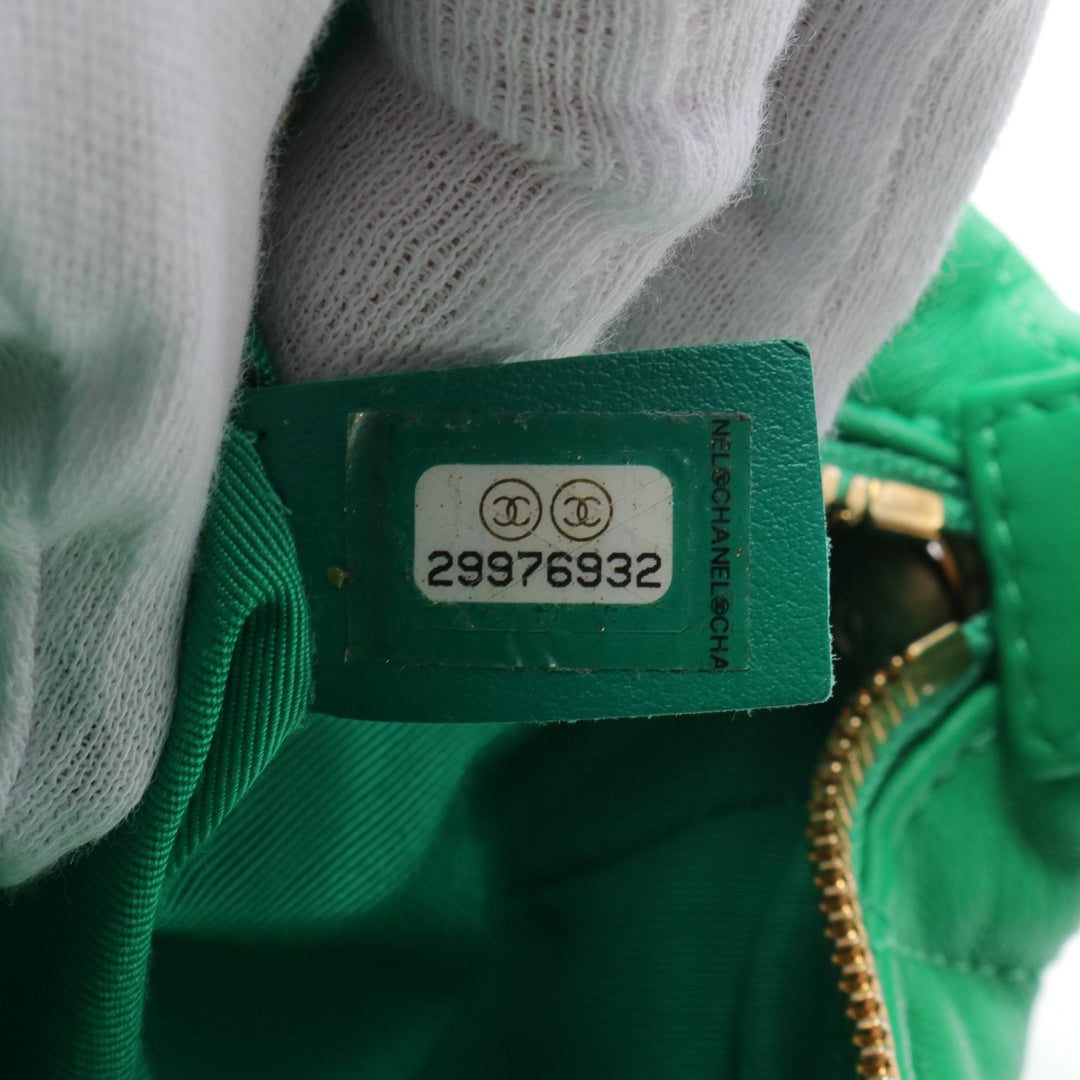 Top Quality Chanel 19 Matelasse Small Hobo Bag Green