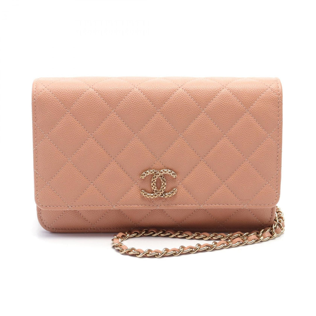 Top Quality Chanel Matelasse Leather Shoulder Bag Pink