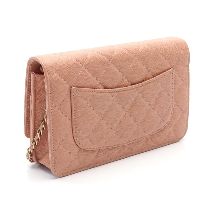 Top Quality Chanel Matelasse Leather Shoulder Bag Pink