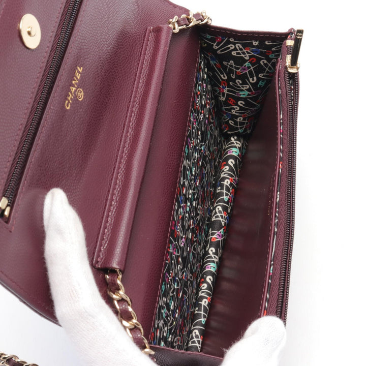 Top Quality Chanel Matelasse Leather Shoulder Bag Bordeaux