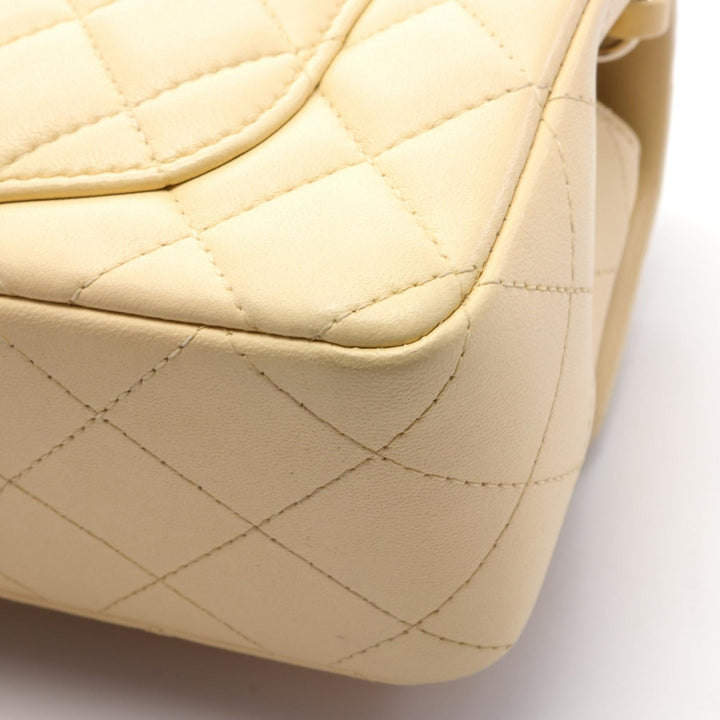 Top Quality Chanel Mini Matelasse Leather Shoulder Bag Yellow