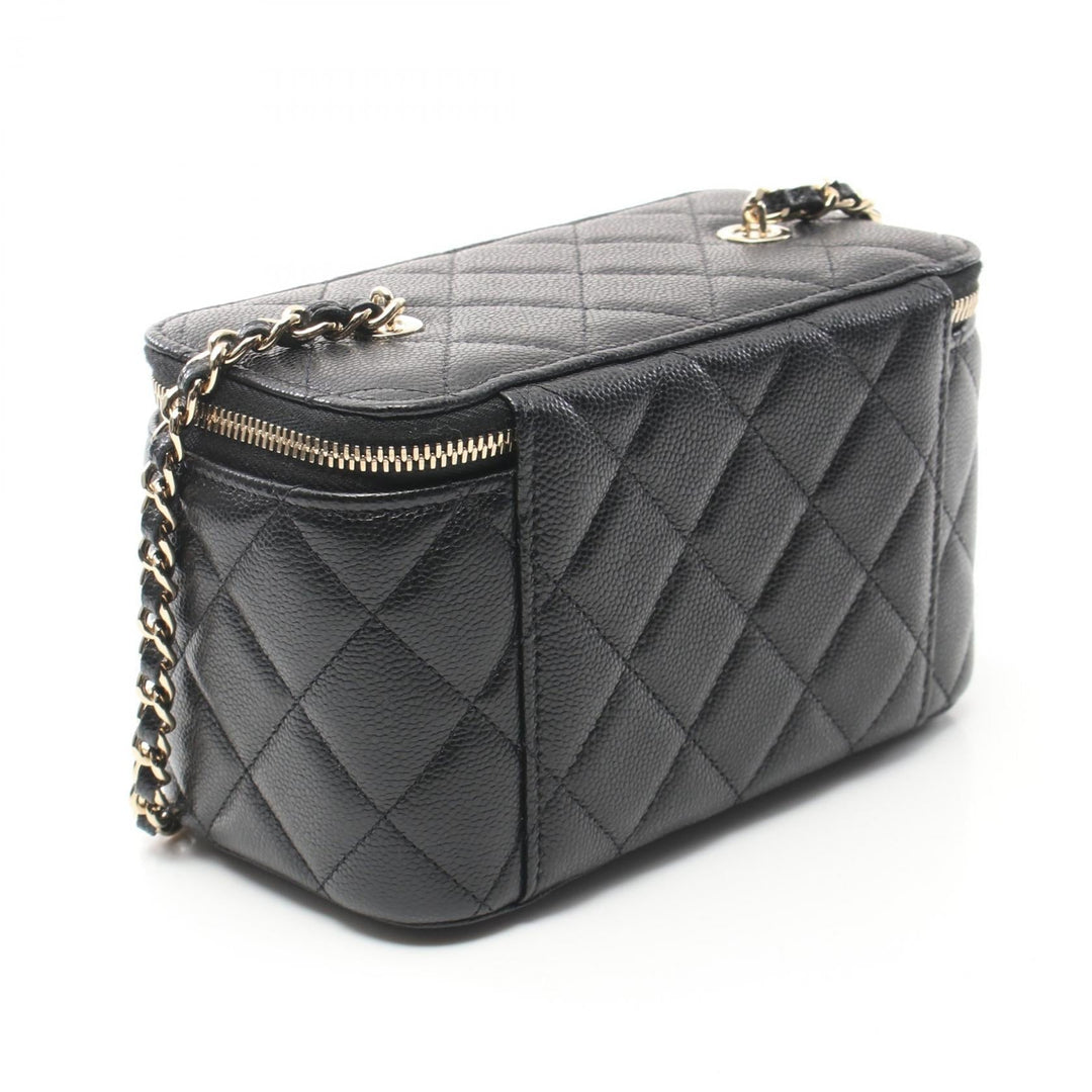 Top Quality Chanel Matelasse Small Vanity Shoulder Bag Black