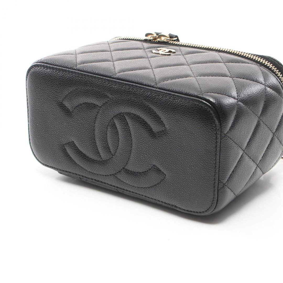 Top Quality Chanel Matelasse Small Vanity Shoulder Bag Black