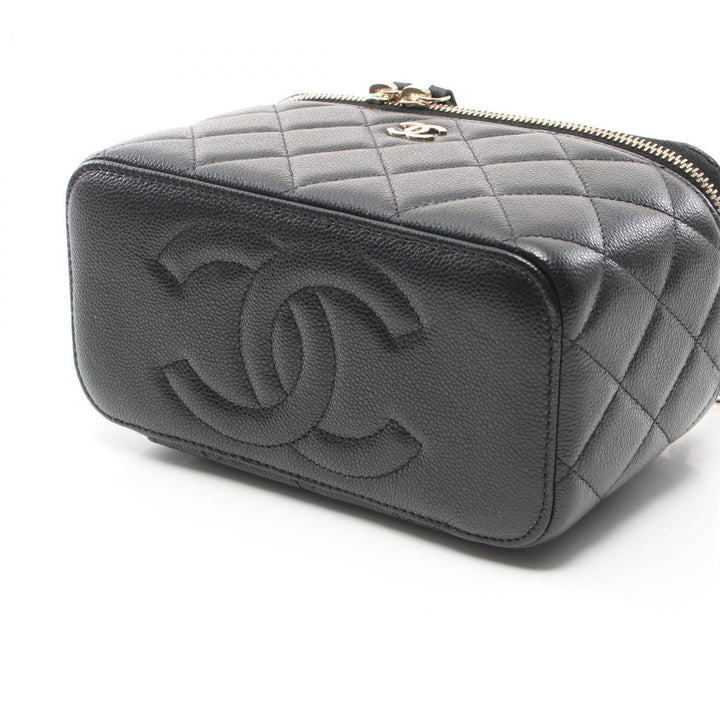 Top Quality Chanel Matelasse Small Vanity Shoulder Bag Black