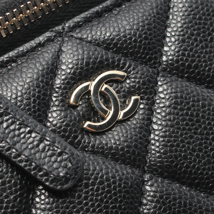 Top Quality Chanel Matelasse Small Vanity Shoulder Bag Black