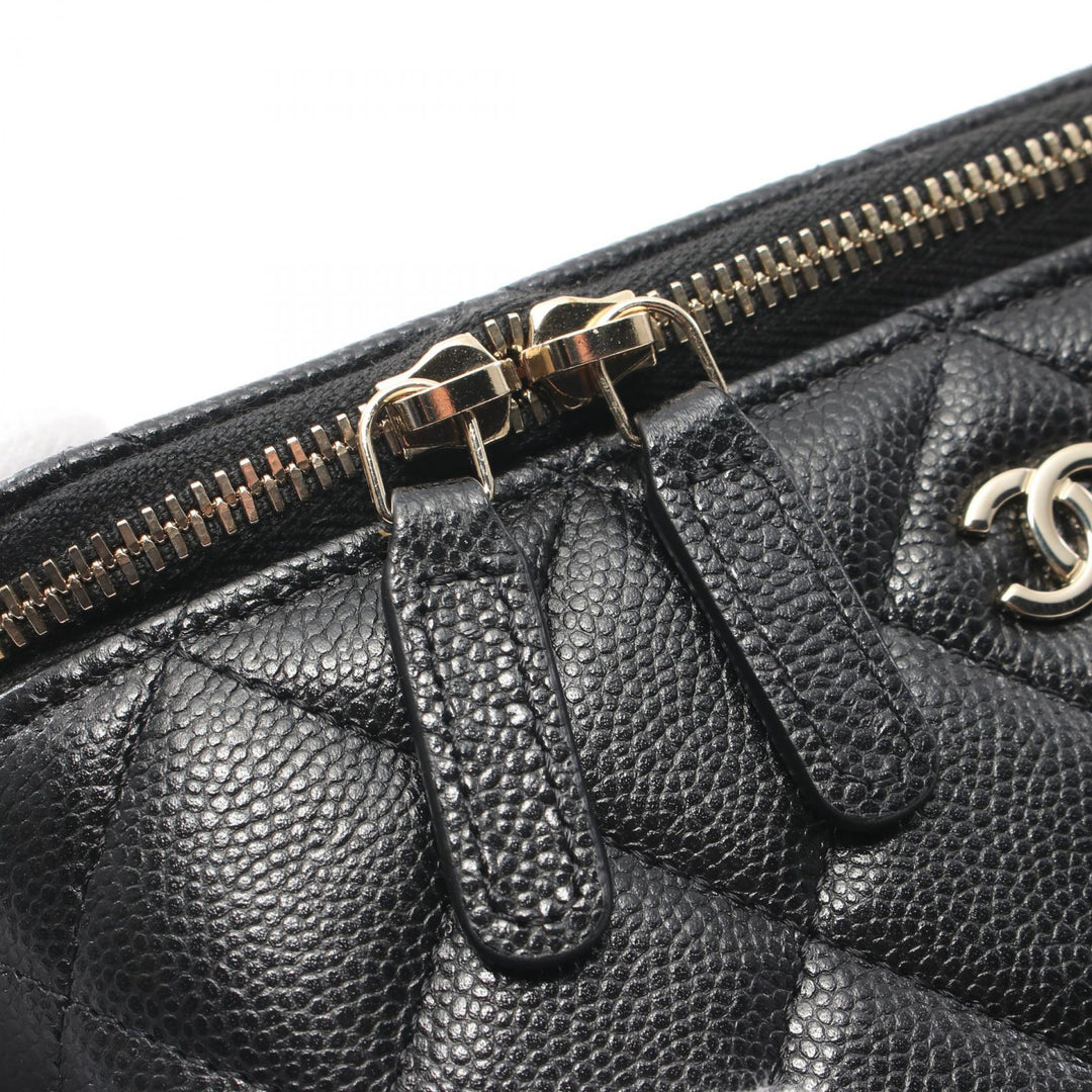 Top Quality Chanel Matelasse Small Vanity Shoulder Bag Black