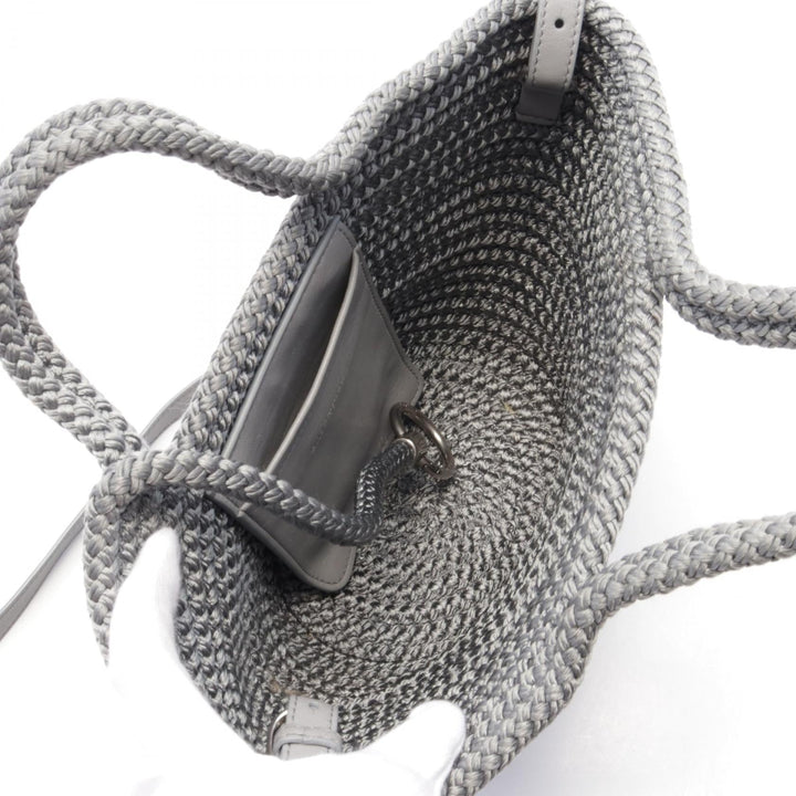 Top Quality Balenciaga Ibiza Small Basket Handbag Nylon Leather