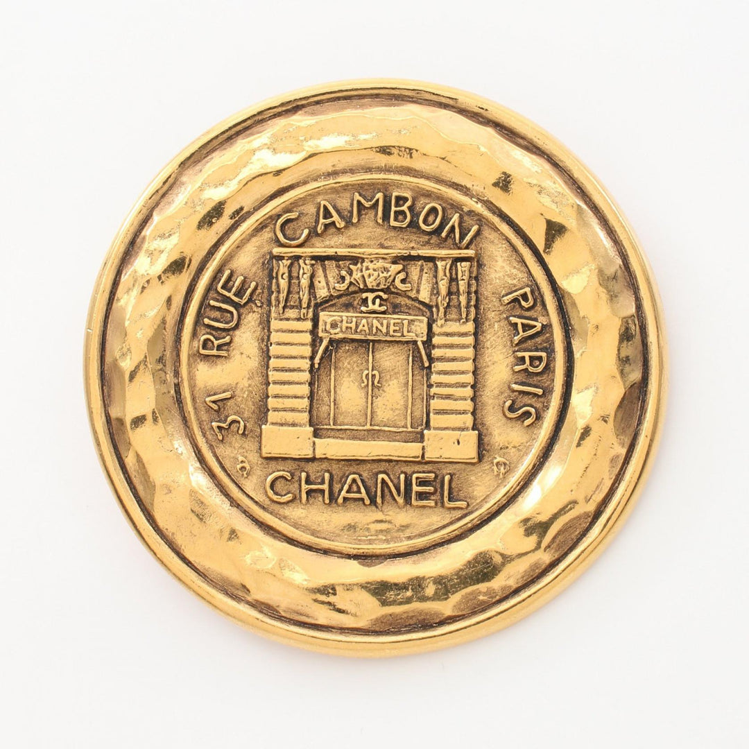 Top Quality Chanel Cambon Brooch Gold Plated
