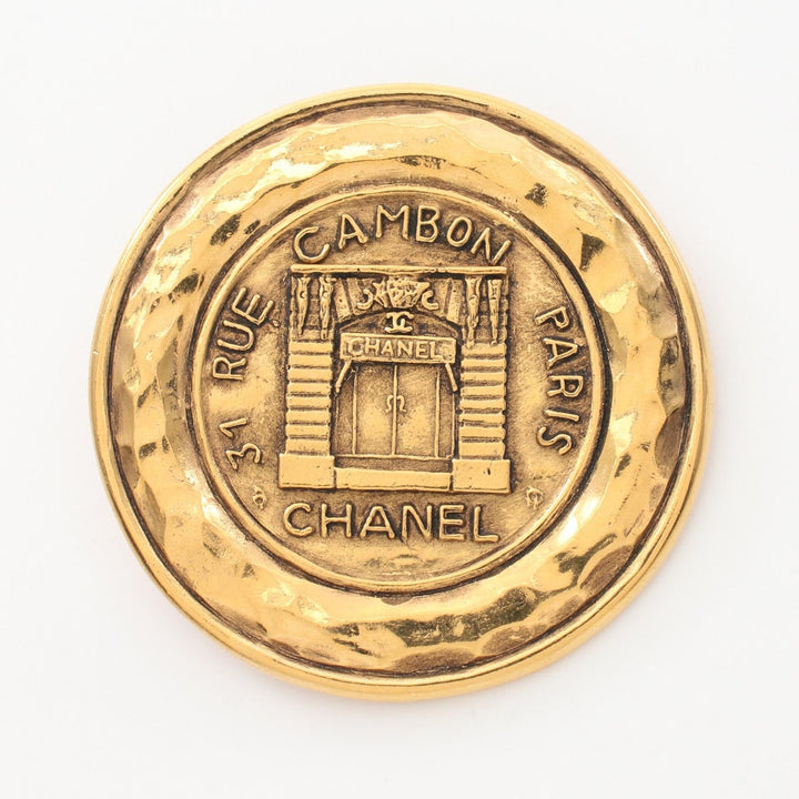 Top Quality Chanel Cambon Brooch Gold Plated