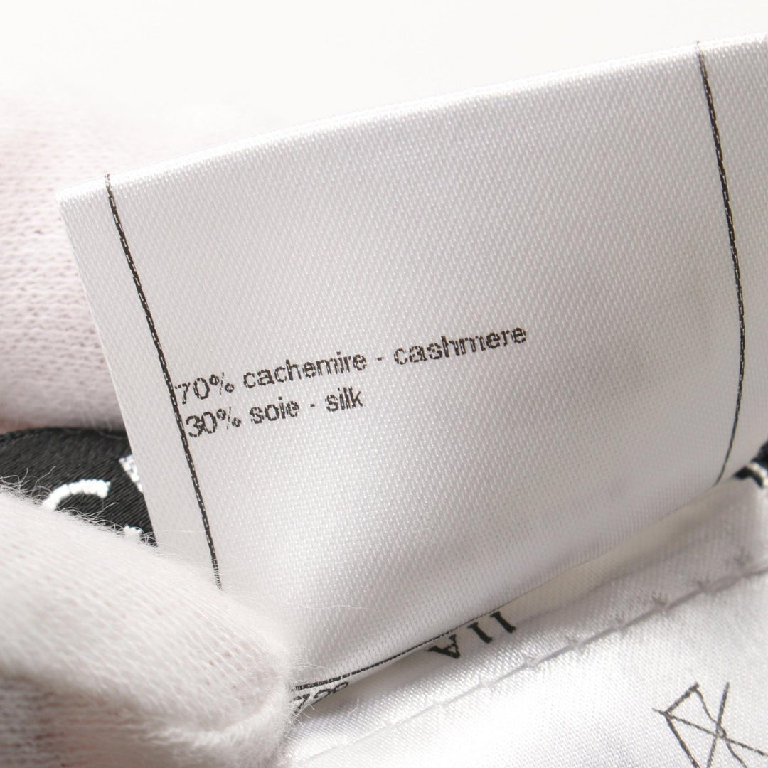 Top Quality Chanel Cashmere Silk Knit Top Gray