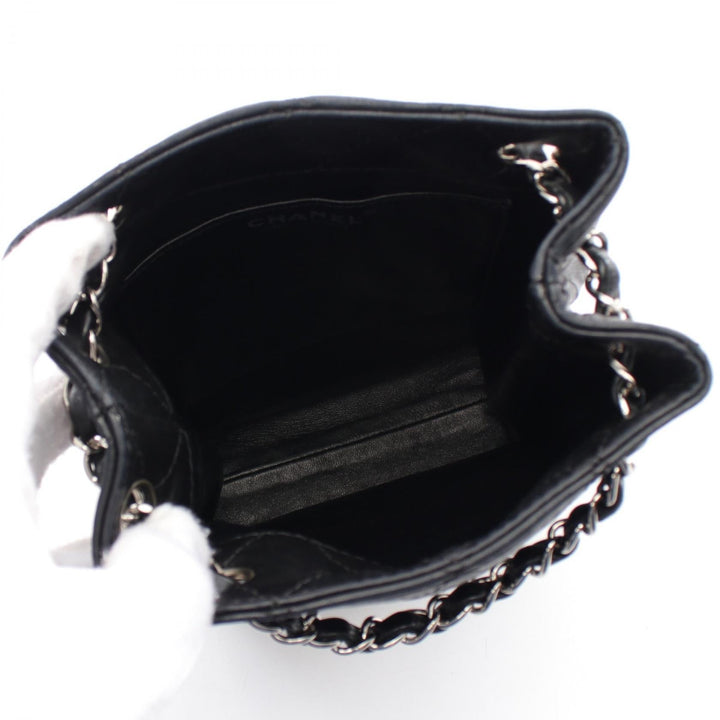 Top Quality Chanel Leather Matelasse Shoulder Bag Black/White