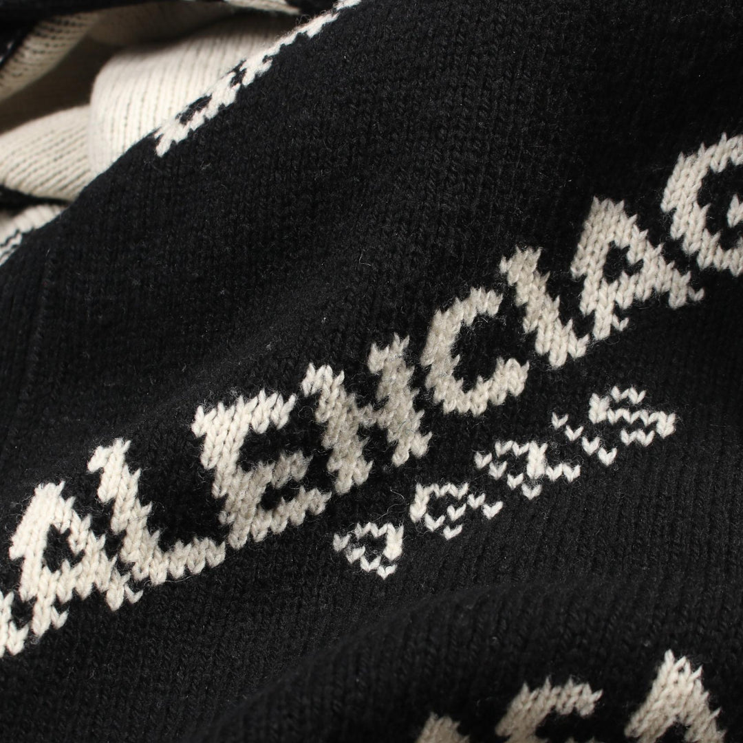 Top Quality Balenciaga Wool Camel Logo Cardigan