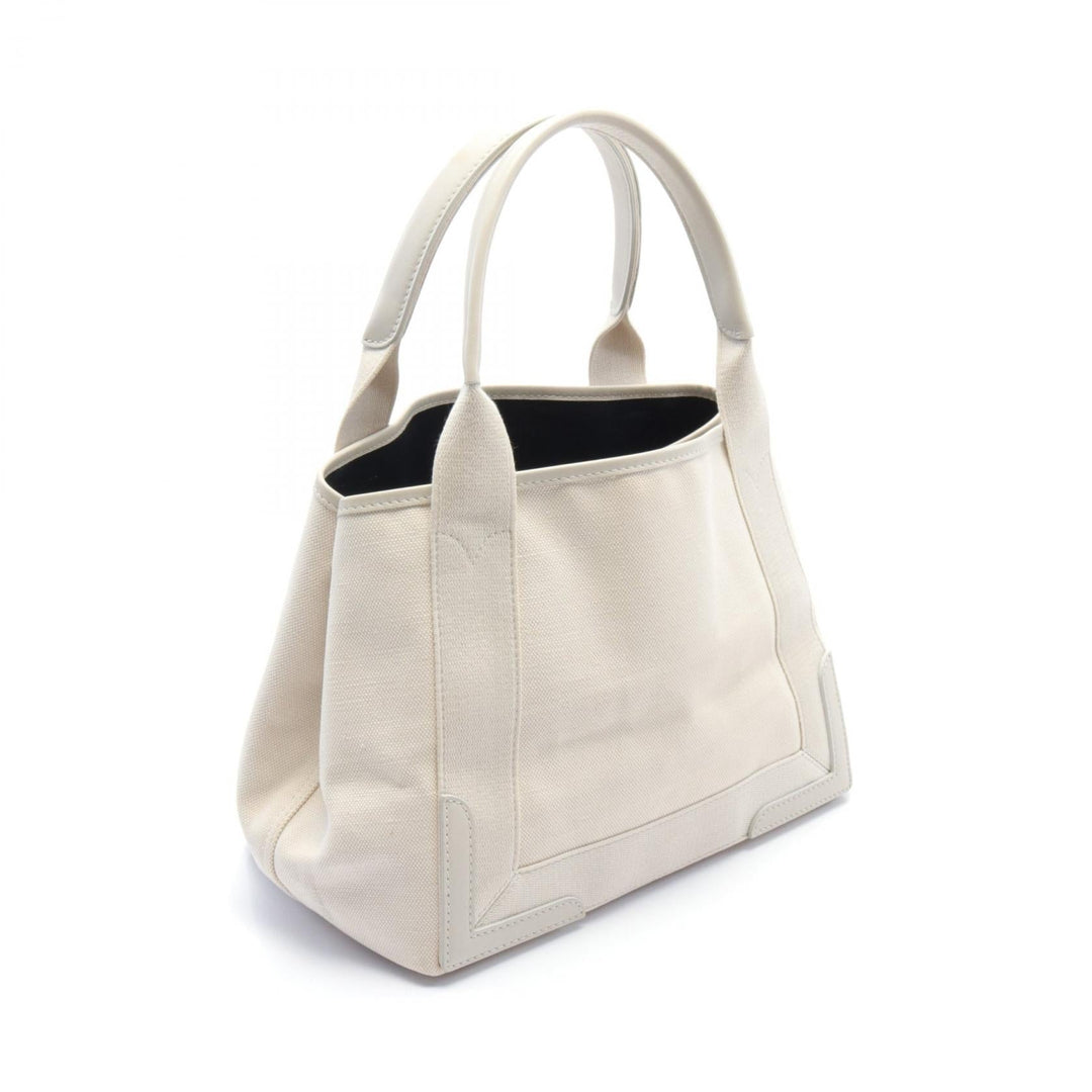 Top Quality Balenciaga Navy Cabas S Canvas Leather Tote