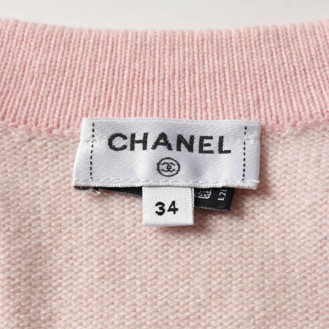 Top Quality Chanel Cashmere Cardigan Pink