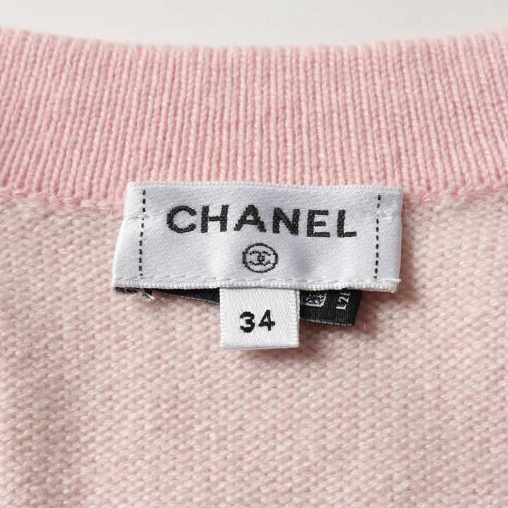 Top Quality Chanel Cashmere Cardigan Pink