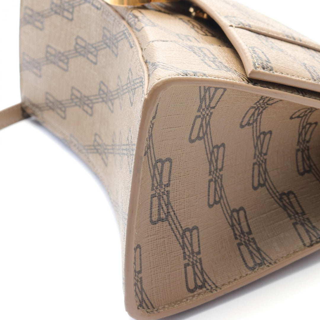 Top Quality Balenciaga Hourglass Leather Handbag Beige