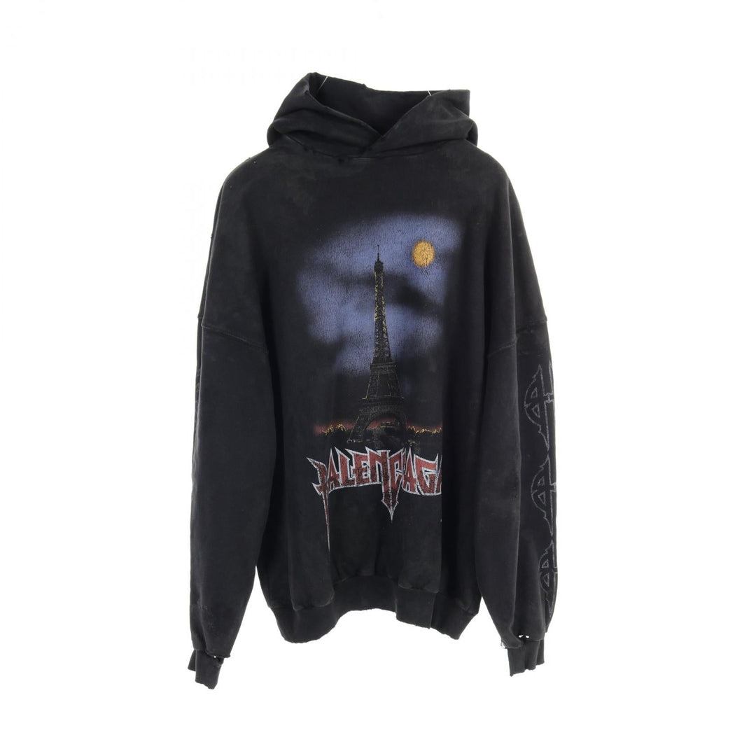 Top Quality Balenciaga Paris Moon Cotton Hoodie 744462