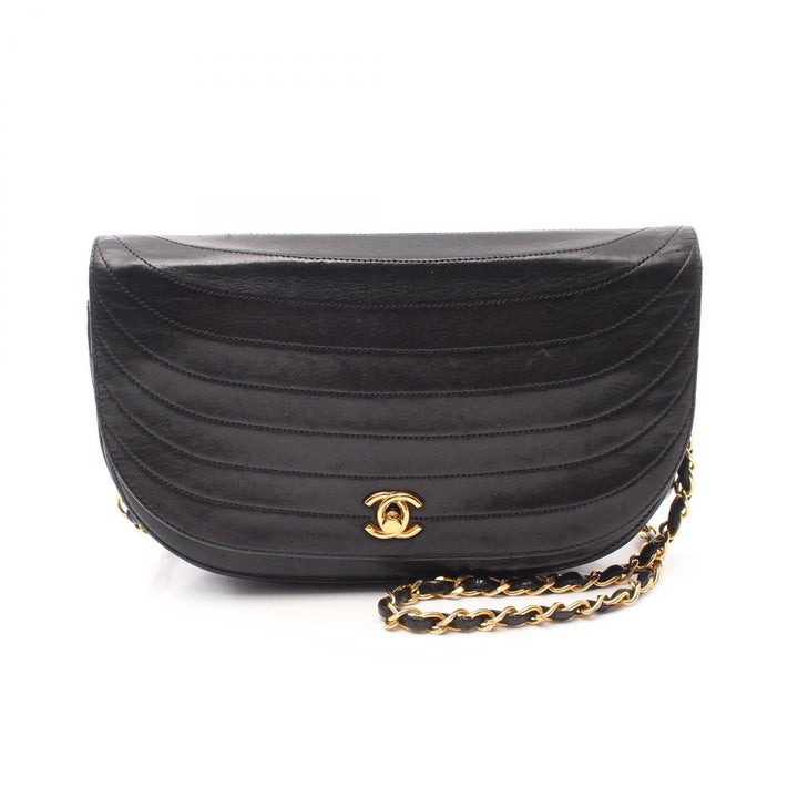 Top Quality Chanel Half Moon Lambskin Shoulder Bag