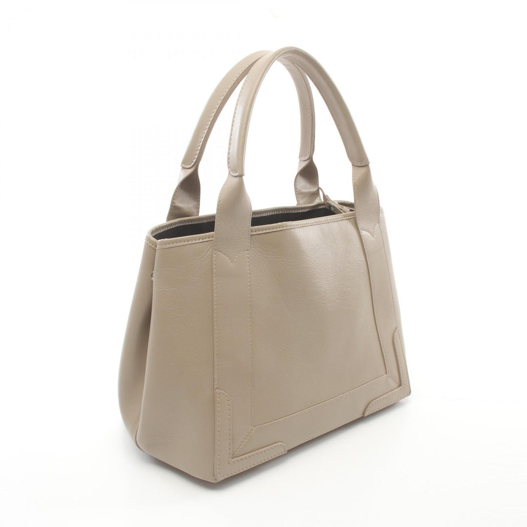 Top Quality Balenciaga Navy Cabas S Leather Tote Bag