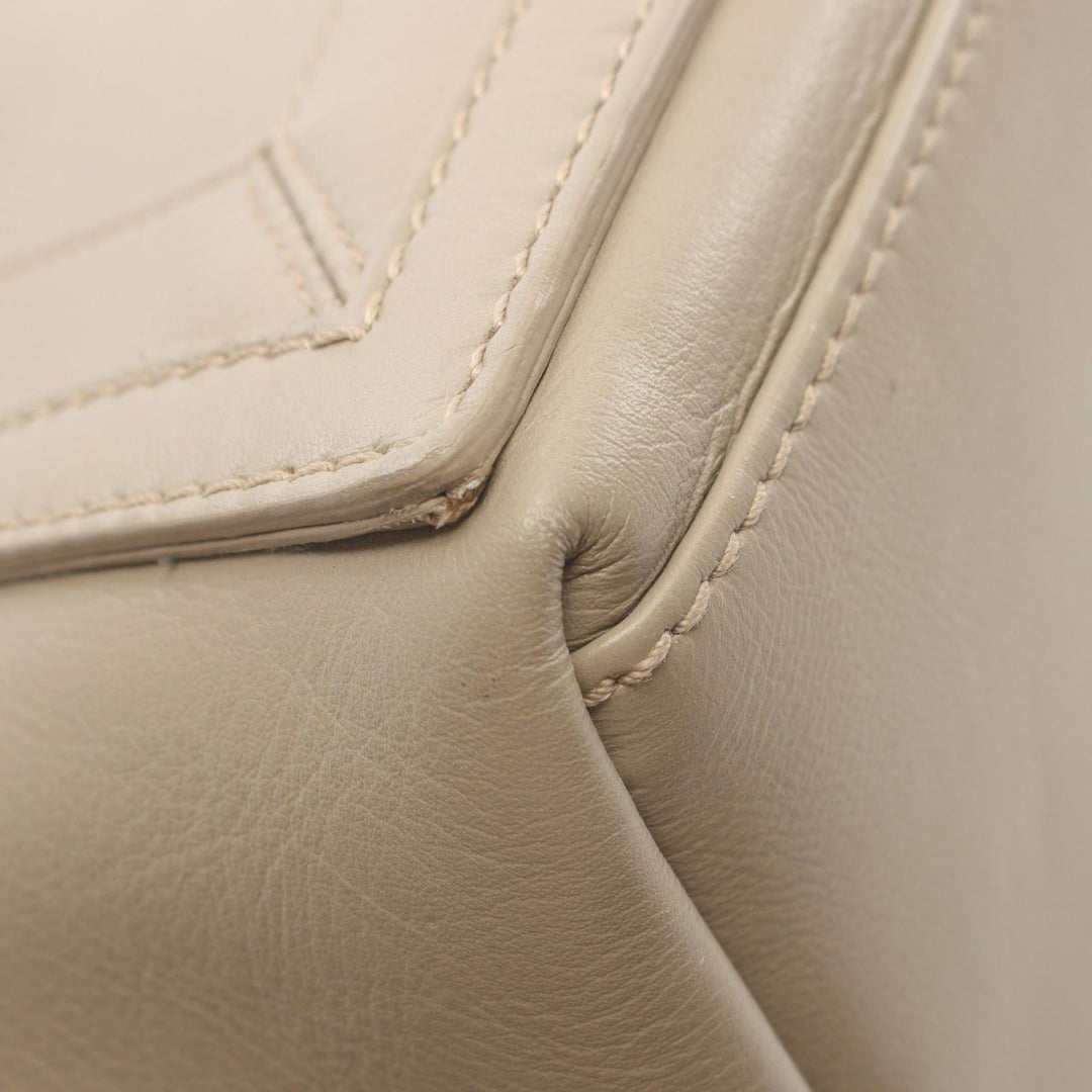 Top Quality Balenciaga Navy Cabas S Leather Tote Bag