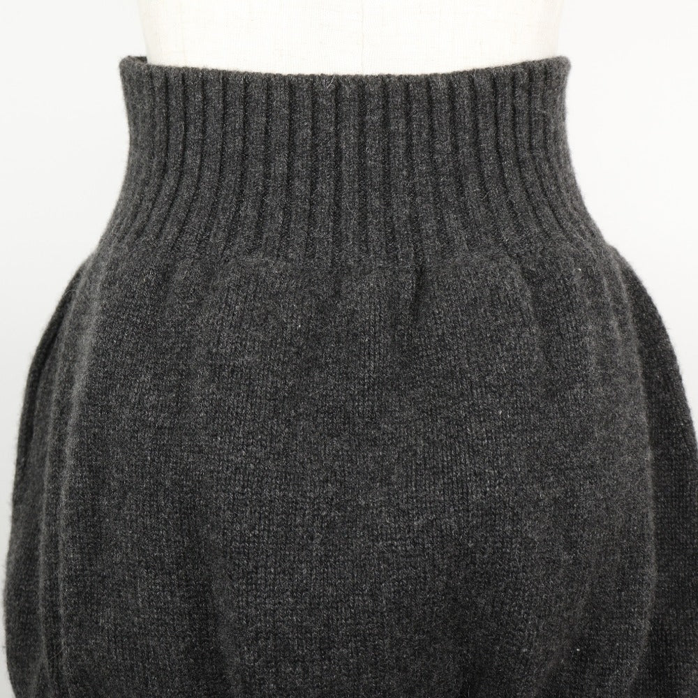 Chanel Cashmere Skirt Gray