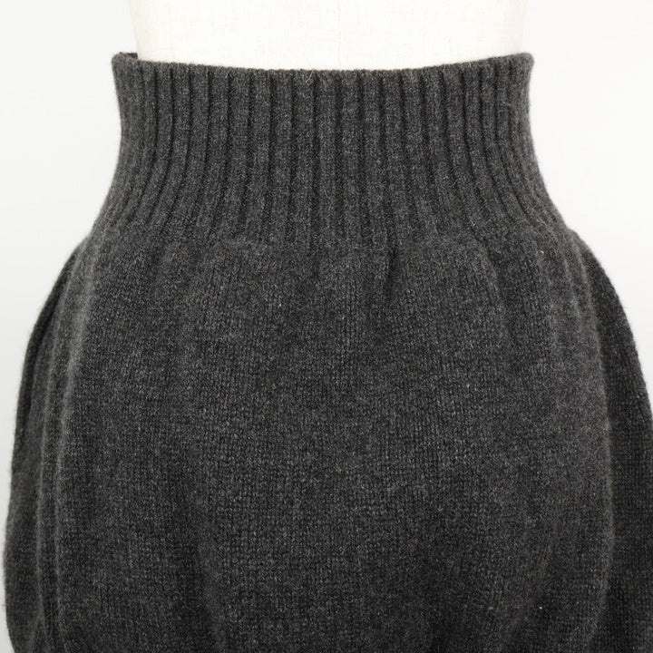 Chanel Cashmere Skirt Gray