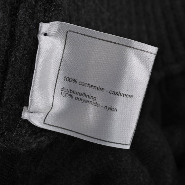Chanel Cashmere Skirt Gray