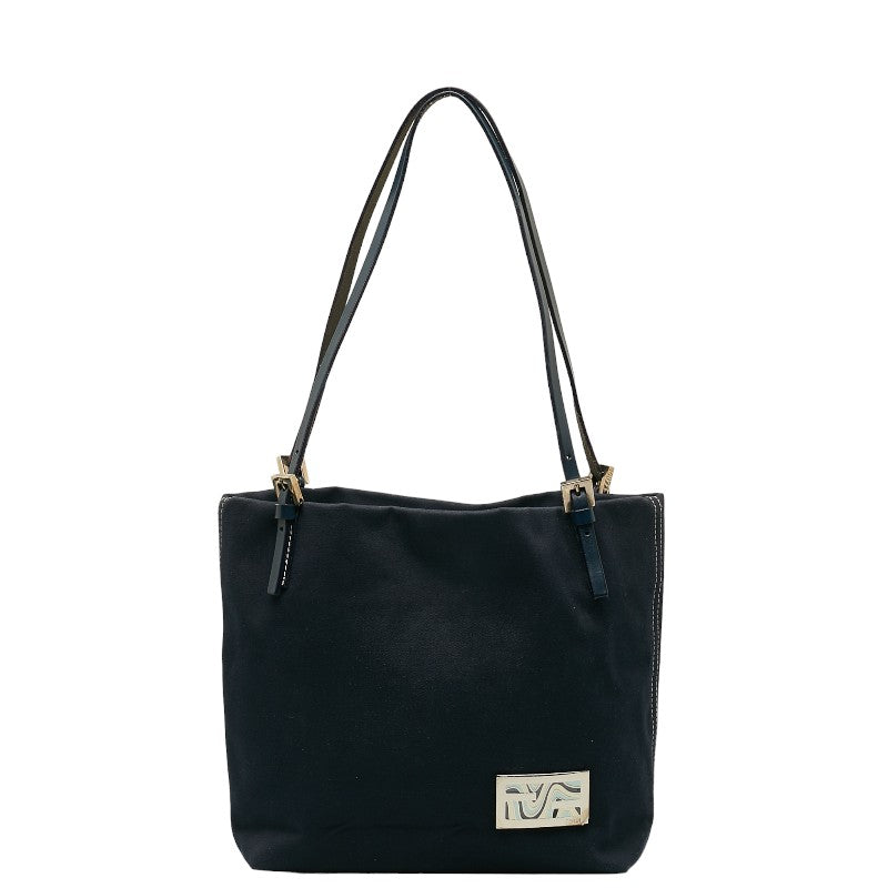 Fendi Canvas Leather Logo Tote Bag 26761