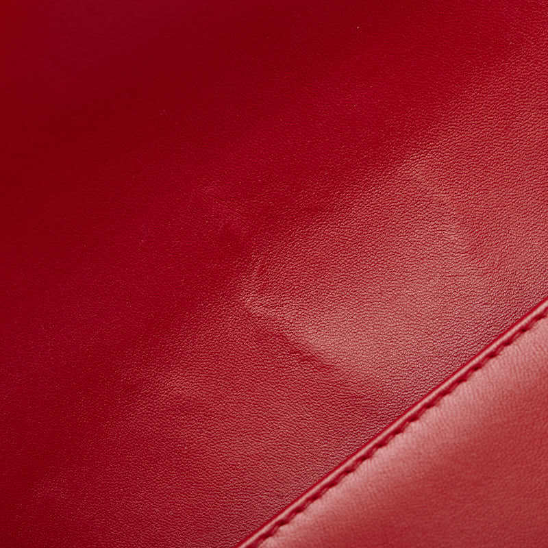 Top Quality Chanel Boy 25 Red Lambskin Chain Shoulder Bag