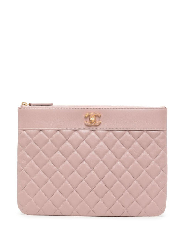 Top Quality Chanel CC Quilted clutch bag