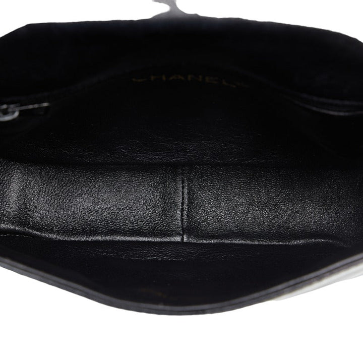 Top Quality Chanel Coco Mark Mini Shoulder Bag Black Enamel