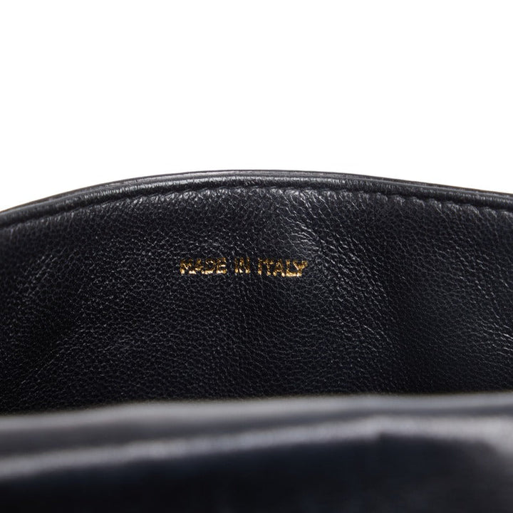 Top Quality Chanel Coco Mark Mini Shoulder Bag Black Enamel