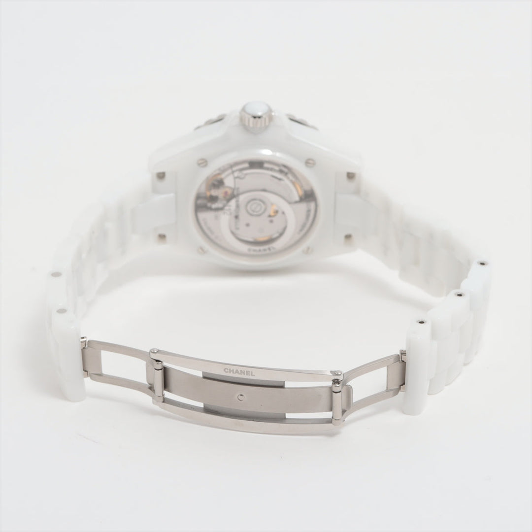 Top Quality Chanel J12 Mademoiselle Rapauza H7481 SSCE AT White Writing Panerai