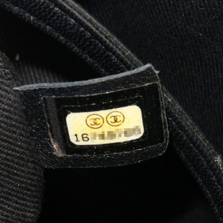 Top Quality Chanel Matelasse Caviar Skin Chain Tote Bag Shoulder Bag Black