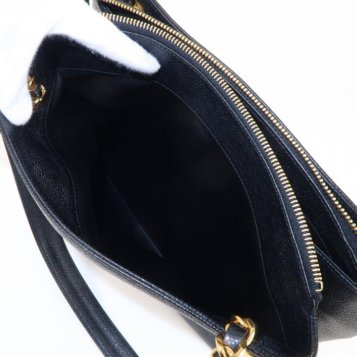 Top Quality Chanel Caviar Skin Coco Mark Chain Tote Bag Shoulder Bag